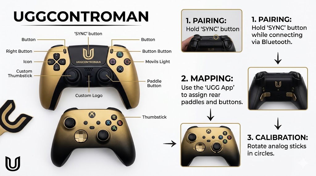 uggcontroman controller how to use
